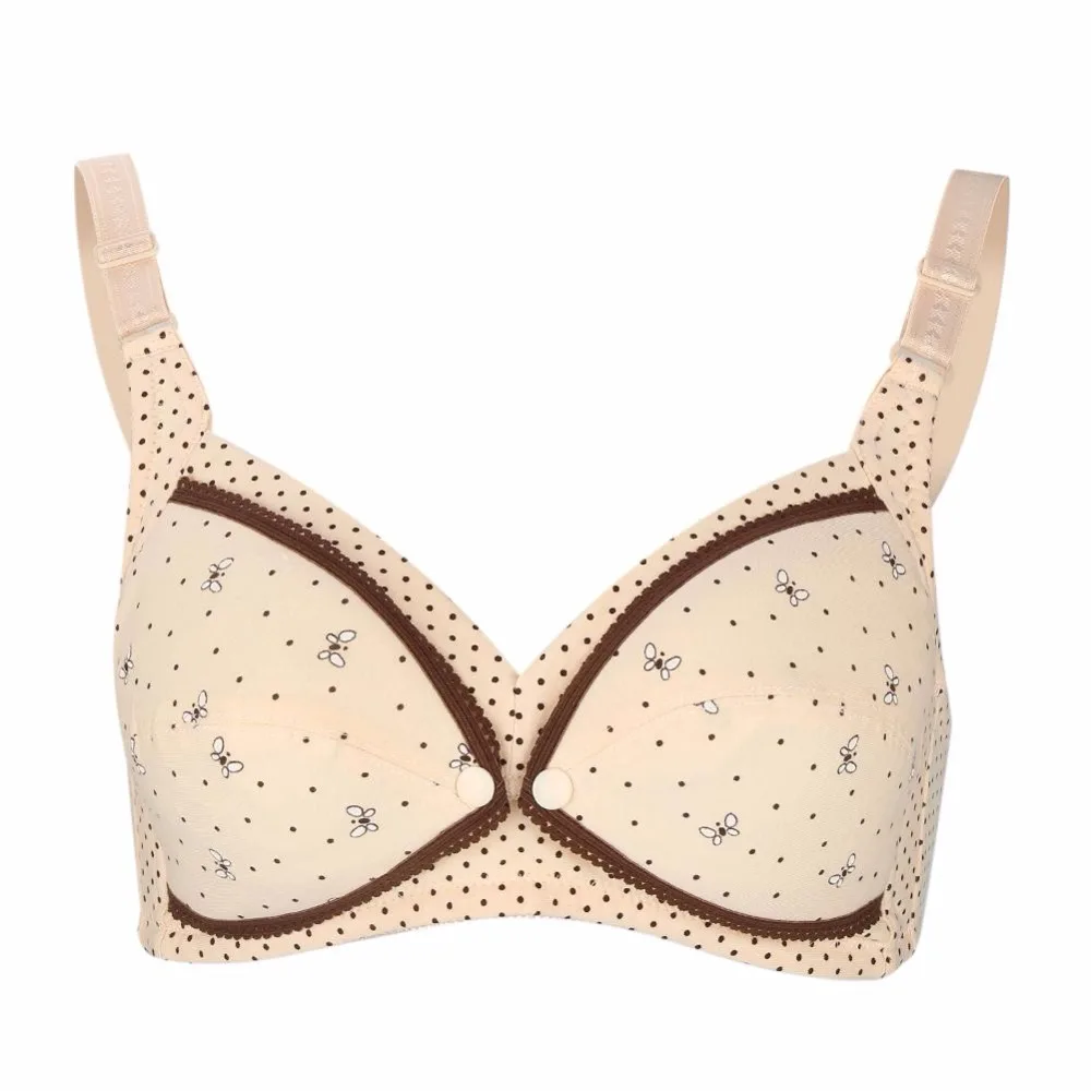 2018 Cotton Breast Feeding Maternity Nursing Bras 3 Colors Sleep Bras