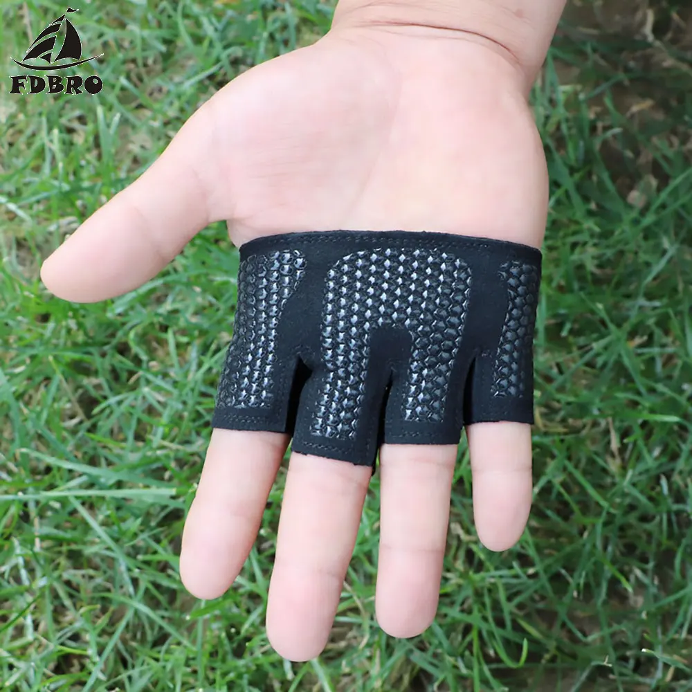 FDBRO 2019 Anti-skid Gym Gloves Breathable Body Building Exercise Training Sports Fitness Gloves Crossfit Exercise Sports 1Pair