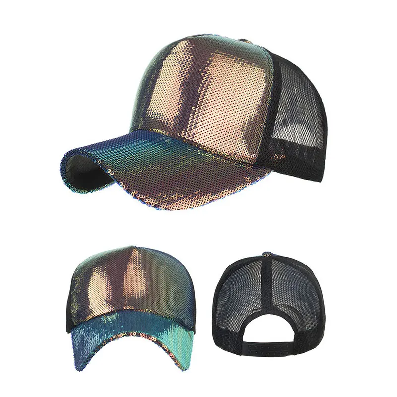 

Wholesale Fashion Ponytail Summer Mesh Hats Casual Baseball Hat Breathable Cap For Men Women Sun Protection Adjustable Hats H034