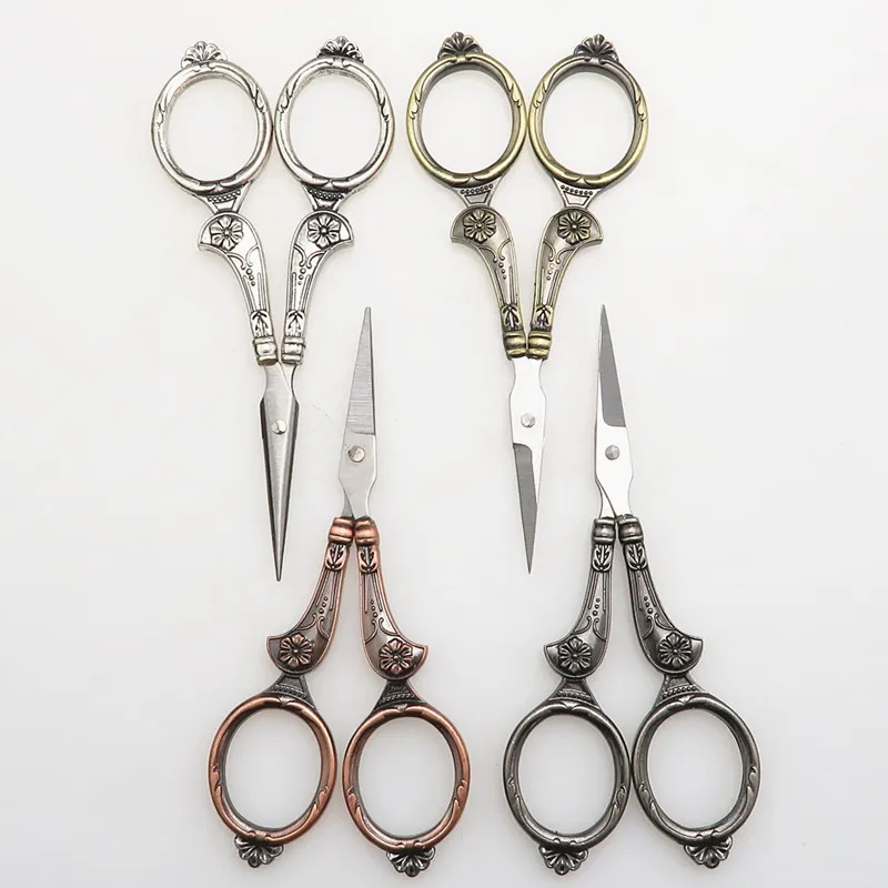 

1pcs Classic Embroidery Scissors Sewing Scissors for Needlework Fabric Cutting Stainless Steel Dressmaker Shears Scissors