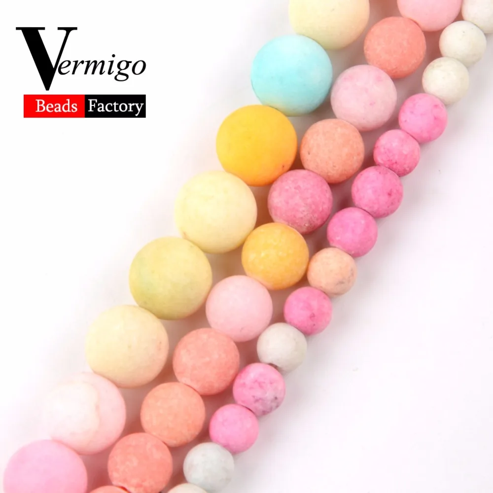 

Free Shipping Dull Polish Multicolor Amazonite Beads Natural Stone Matte Round Loose Beads For Jewelry Making Diy Bracelet 15"