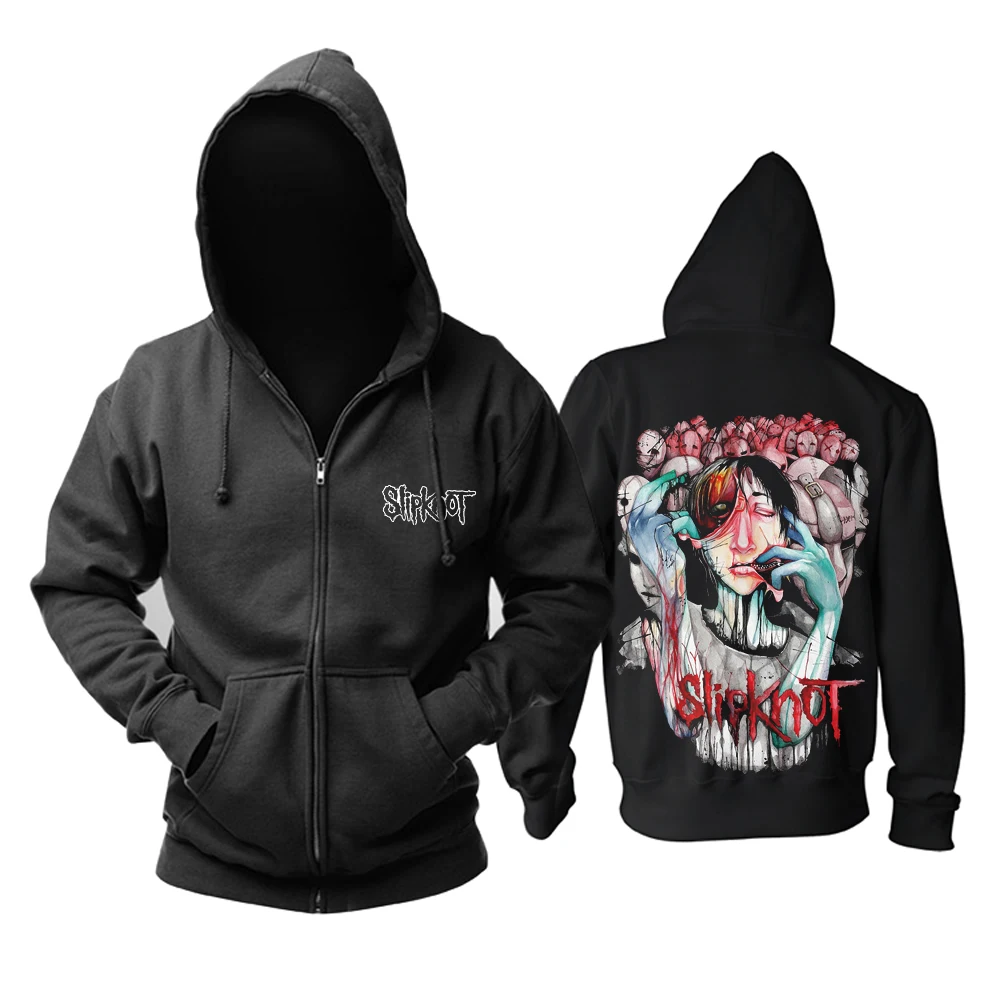 

Bloodhoof Free shipping SLIPKNOT - "HOPE IS GONE" BLOODY Punk Rock BLACK HOODIE - NEW ADULT Asian Size