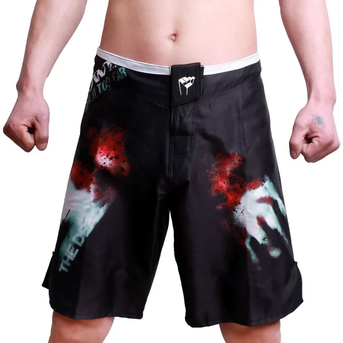 Черные шорты MMA, pantalonetas muay, тайские боксерские шорты, pantalon, боксерские шорты, колготки, шорты для фитнеса Для детей и мужчин