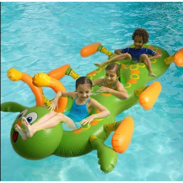 

Giant 1.8M Inflatable Ride-On Pool Toy Float inflatable pool Swim Ring for children Holiday Water Fun Pool Toys free shipping