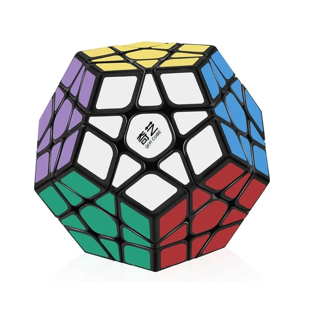 

Qiyi QiHeng MEGAMINX Magic Cube Dodecahedron Speed Cubes for Beginers Speed Cubes Puzzle Toys for Kids- Colorized Professional