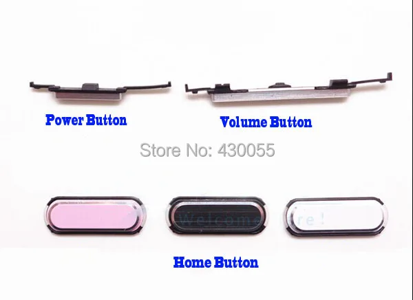 

5 colors New Ymitn Housing Home Main Function Keypads Power Volume Buttons for Samsung Galaxy Note 3 N900 N9005 Free Shipping