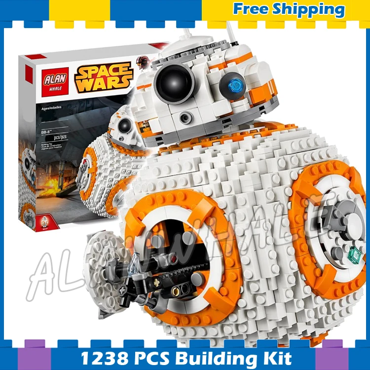 

1238pcs Space Wars Hero Droid BB-8 Robots Figure 05128 Model Building Blocks Assemble Gifts Sets Jedi Set Compatible With Lego