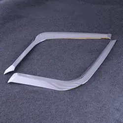 Подходит для Subaru XV crosstrek 2018 2019 ABS Хром Передняя противотуманная фара крышка для бровей отделка полосы Foglight аксессуары для стайлинга
