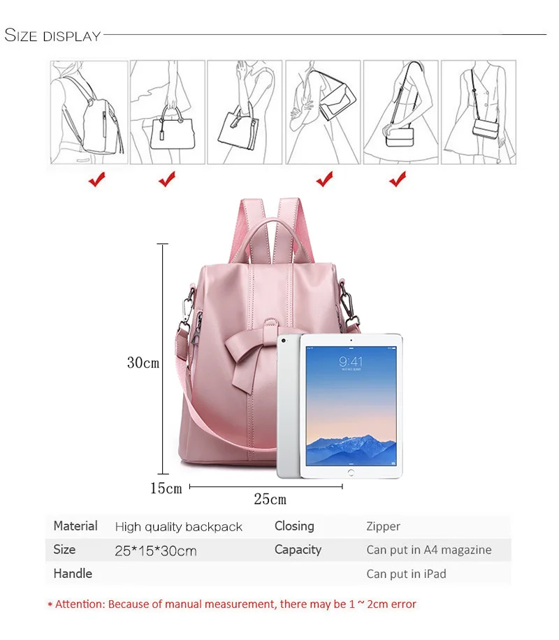 HTB1H4TGUHPpK1RjSZFFq6y5PpXa3 - Leisure Women Backpack High Quality Leather Lady Anti Theft Shoulder Bags Lovely Girls School Bags Women Traveling Backpack