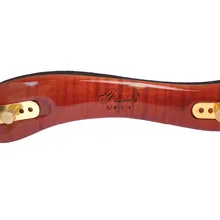 Флора части 3/4 4/4 скрипка плечевая подставка портативная Регулируемая Кленовая деревянная подставка для плеч латунная S-3044