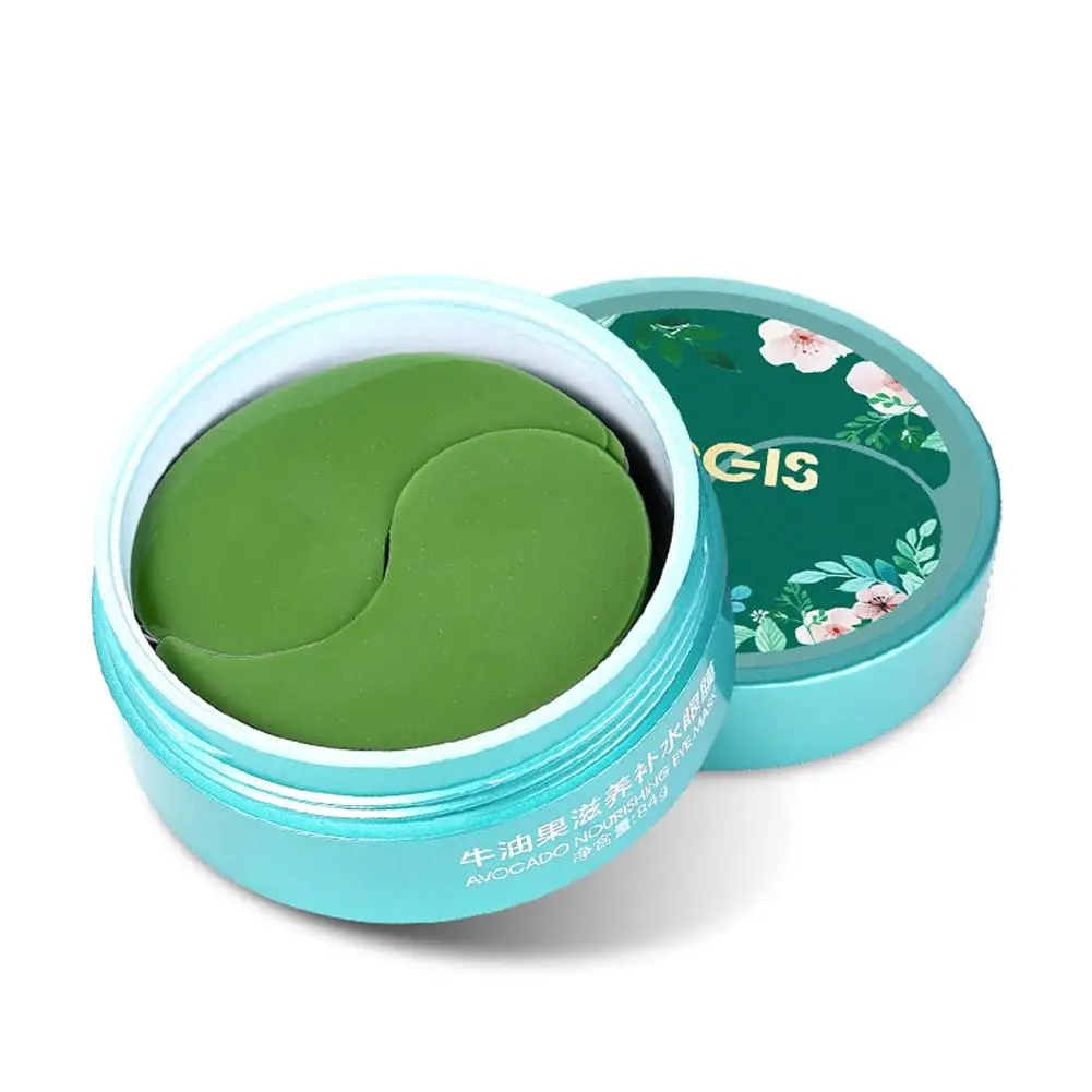 Дешево Авокадо коллагеновая Хрустальная маска для глаз патчи уход за кожей Ageless против морщин темные круги увлажняющая отбеливающая маска для гла...