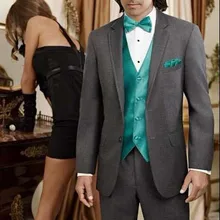 Серые льняные костюмы классические свадебные костюмы для мужчин портняный льняной костюм на заказ смокинг жениха, идеальный выбор для романтической свадьбы