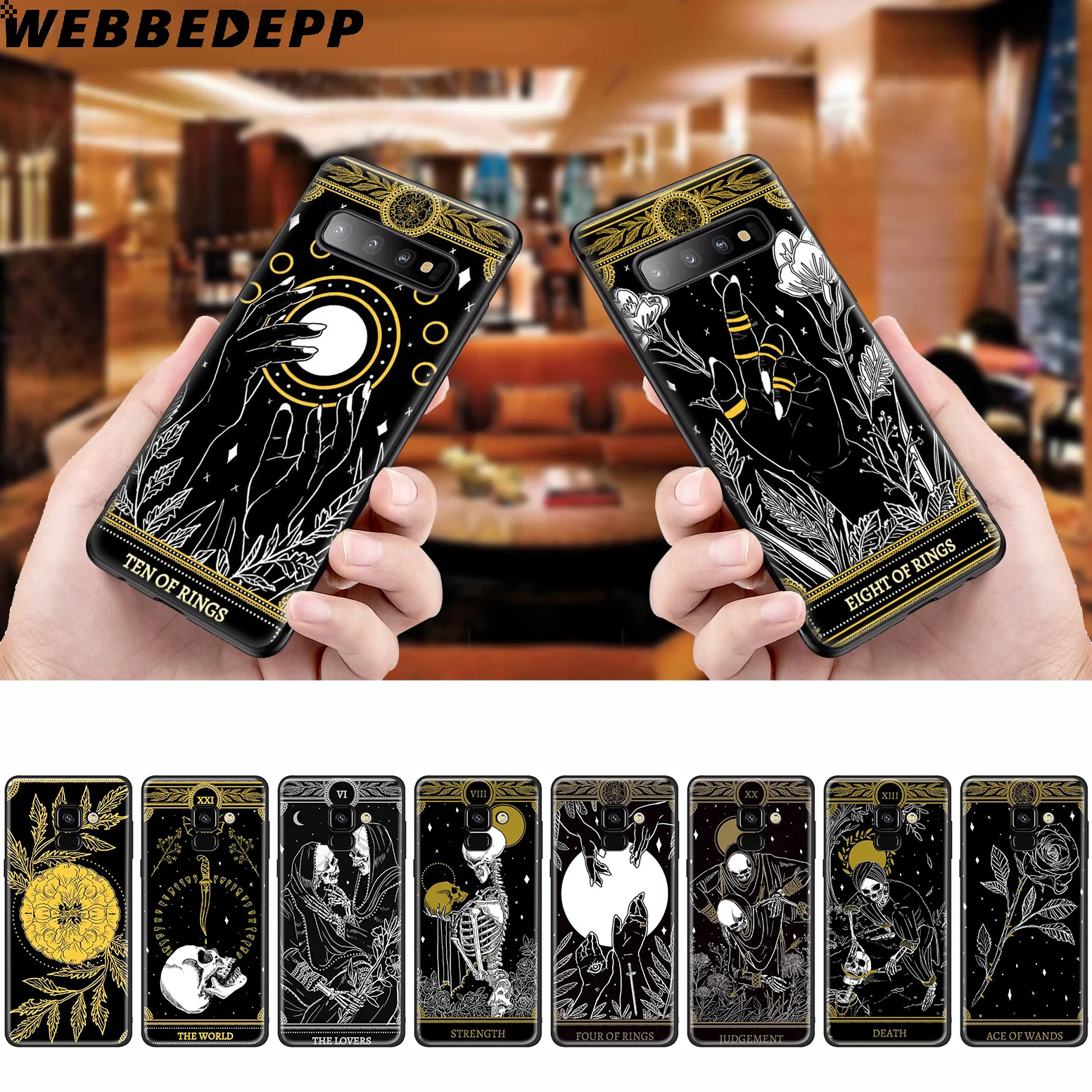 WEBBEDEPP силиконовый чехол для Samsung Galaxy A3 A5 A6 A7 A8 A9 A10 A20 A30 A40 A50 A70 M10 M20 M30 |