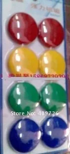 

Free shipping! 10Set/lot Mixed colors 30mm Teaching magnets, blackboard magnetic Magnets,Refrigerator Magnet