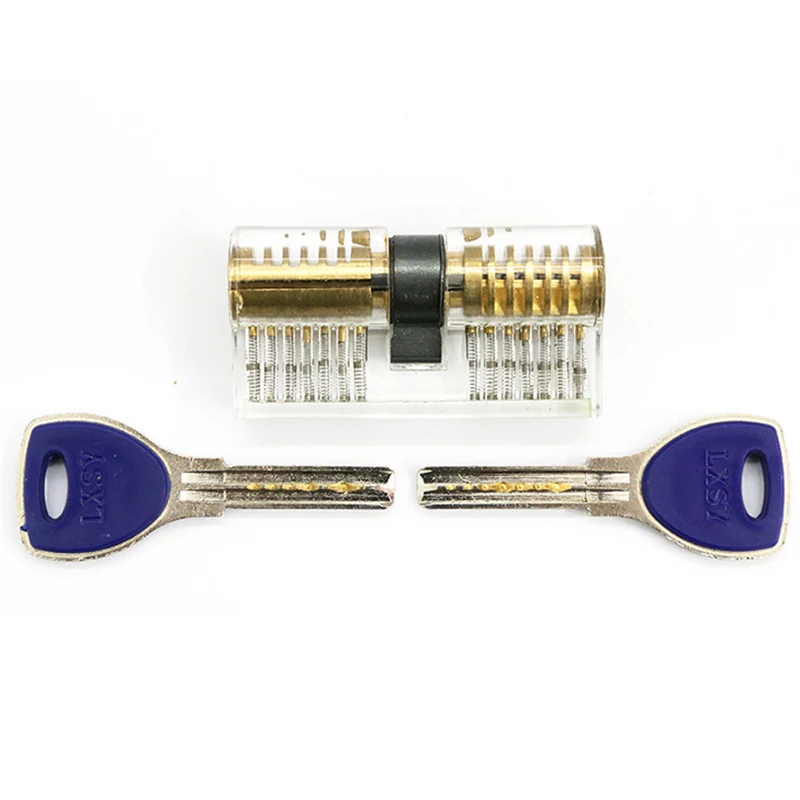 

Transparent Professional Crescent Cutaway Practice Padlock Lock For Locksmith Tools