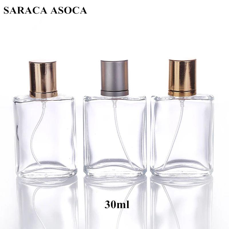 Download 30ml Silver Gray Cap Flat Style Clear Glass Spray Perfume ... Yellowimages Mockups