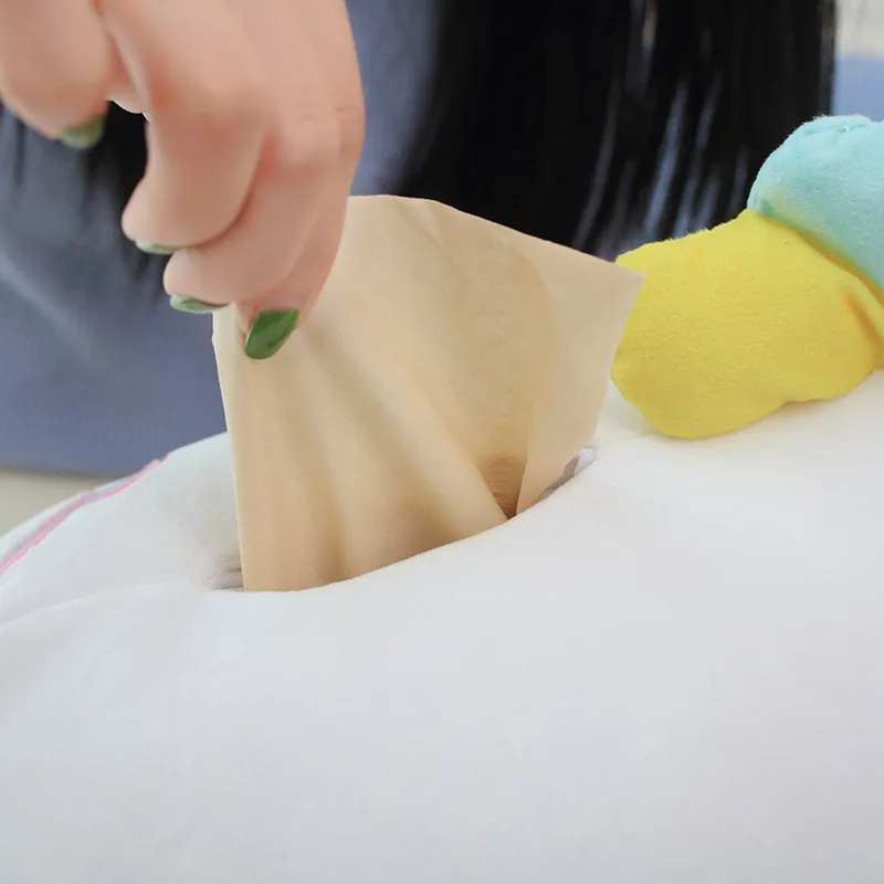 Cute Cartoon Plush Unicorn Tissue Cover Box Paper Container Napkin Storage Holder Case Dispenser Home Decor Room Car Accessory Cute Cartoon Plush Unicorn Tissue Cover Box Paper Container Napkin Storage Holder Case Dispenser Home Decor Room Car Accessory