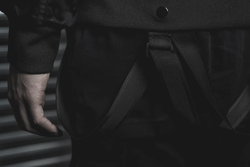 Мужские куртки-бомберы с черным ремешком MA-1, уличная одежда, бейсбольная куртка со съемными лентами, мужские куртки и пальто с хлопковой подкладкой
