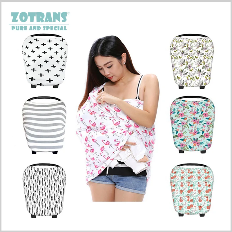 Nursing Cover Scarf for Mum Breastfeeding Baby Car Seat Canopy Shopping