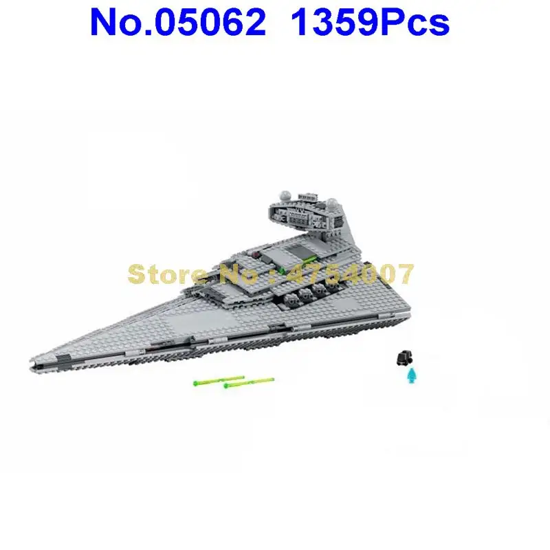 

1359pcs star war imperial star destroyer 6 figures building blocks 75055 Toy