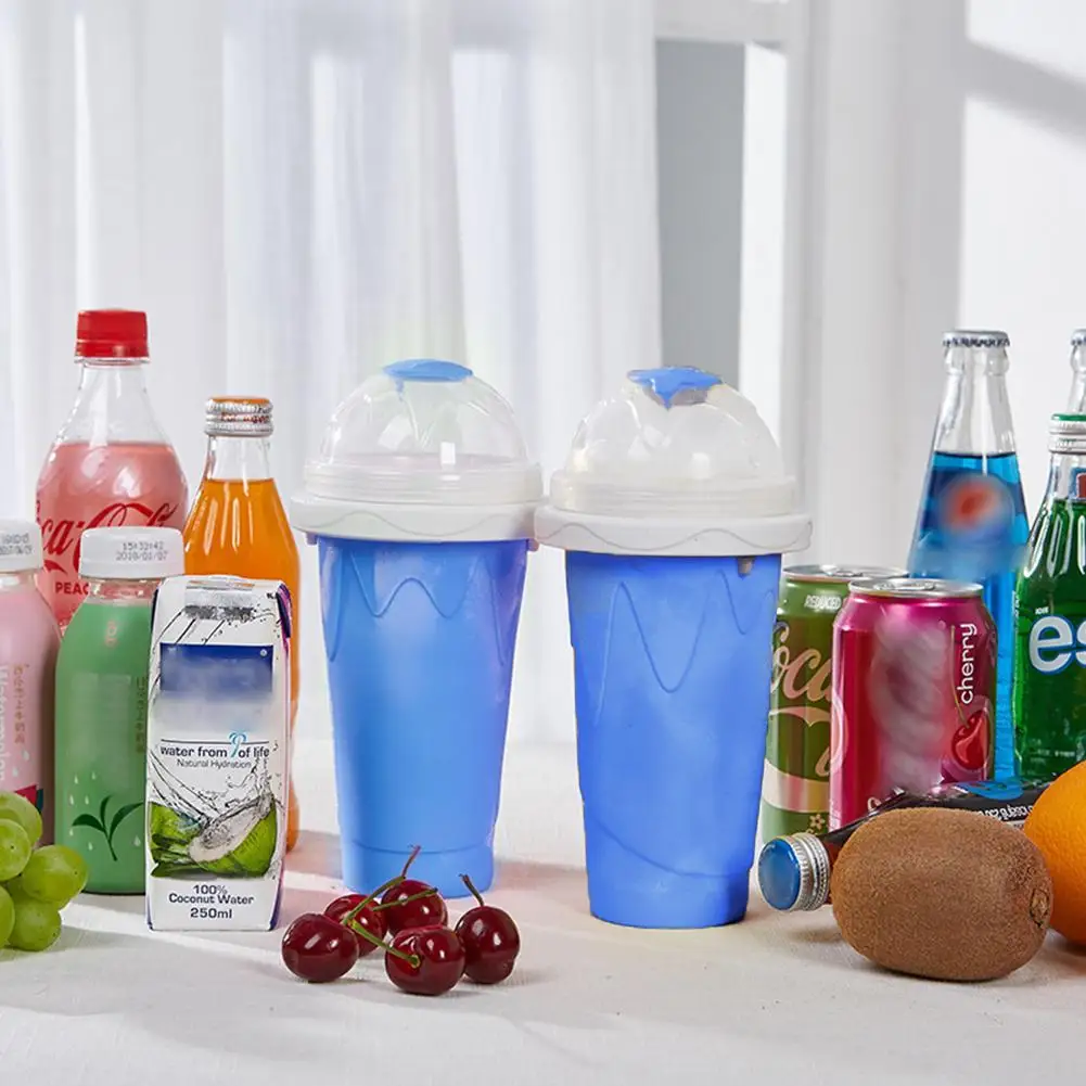 

1pc Magic Smoothie Cup Creative Portable DIY Ice Cream Juice Slush & Shake Fast Cooling Bottle Milkshake Juice Smoothie Maker