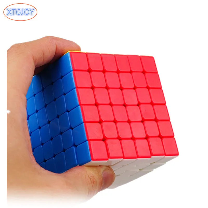 1 шт. Лидер продаж 6 слоев 6x6x6 куб Скорость Magic Красочные Обучение & Обучающие головоломки Cubo Magico игрушки