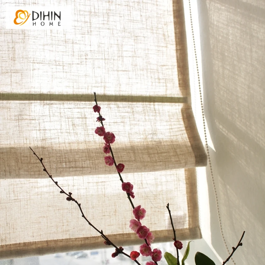 

Modern Cotton/Linen Fabric Half/Full Blackout Curtains Roman Blinds Custom Made Roller Blind Free Shipping