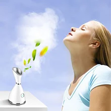 Нано-ионный паровой аппарат для лица тепловой увлажнитель для дома лица сауна спа Женщины Мужчины очистка и увлажнение поры EU Plug