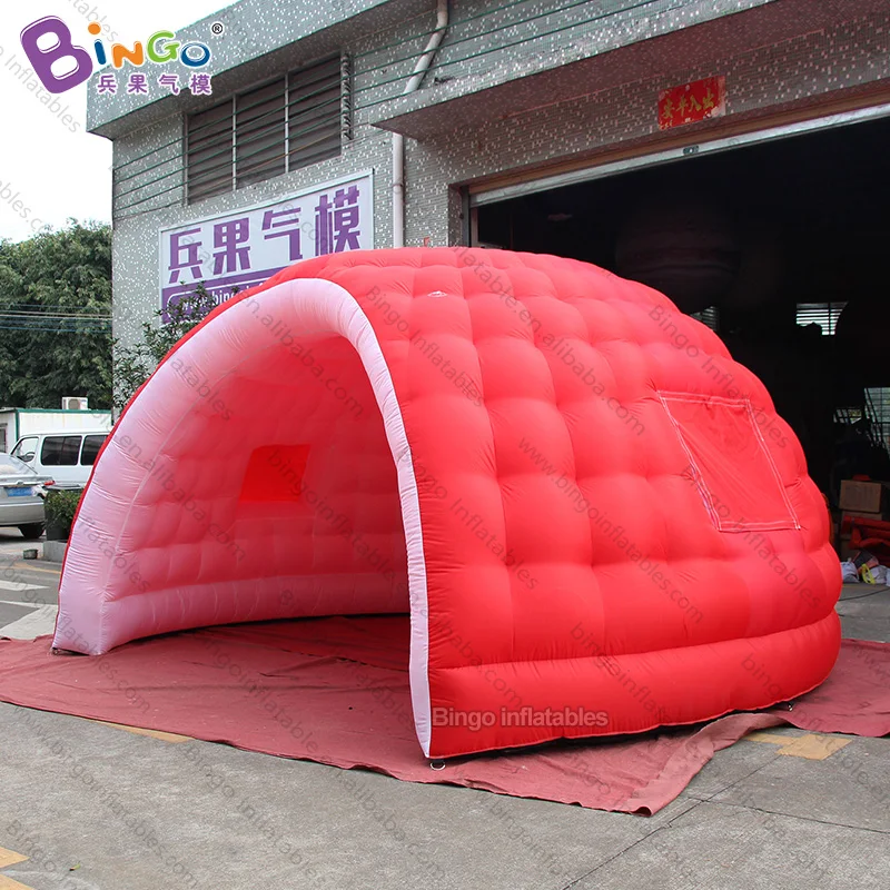  Red 5*2.9 meters inflatable dome / inflatable snow igloo / inflatable igloo dome tent- toy tent