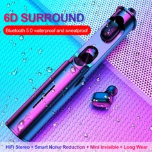 VTIN TWS Wireless Earphones Bluetooth 5.0 Headset Stereo Sound Noise Reduction Built-in Microphone Sport Earphones VTIN TWS Wireless Earphones Bluetooth 5.0 Headset Stereo Sound Noise Reduction Built-in Microphone Sport Earphones