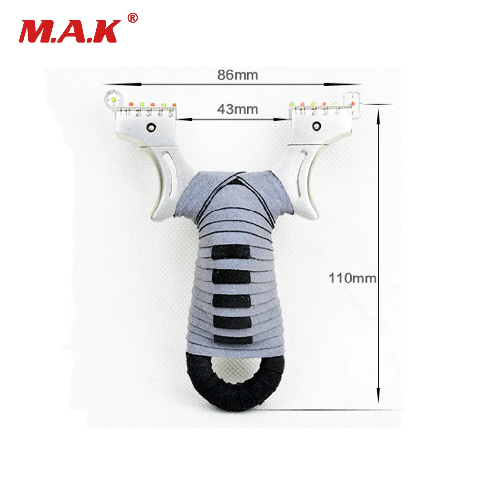 Quick press Stainless Steel Slingshot Length 110 mm for Long Distance