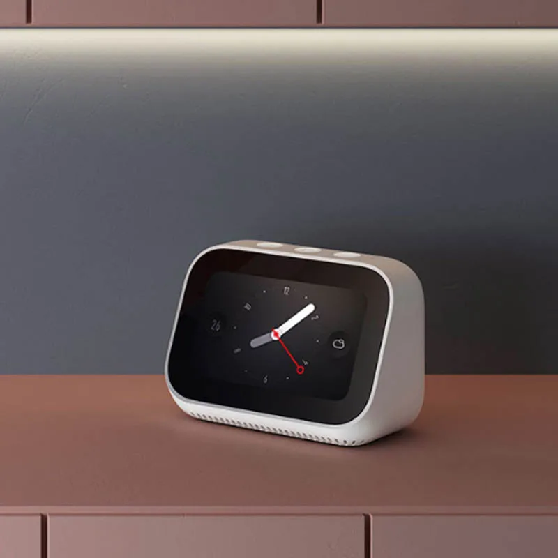 Original Xiaomi AI Face Touch Screen Bluetooth 5.0 Speaker Digital Display Alarm Clock WiFi Smart C