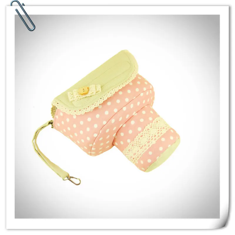 

Personalized Pig Head Style Camera Bag Cute Soft Sleeve Case Bag For SLR Cameras Free Shipping