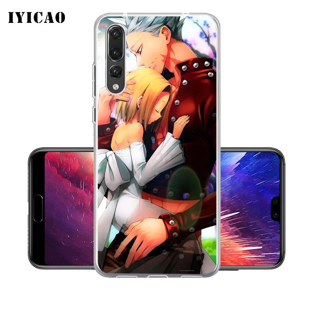 IYICAO аниме Nanatsu no Taizai Мягкий силиконовый чехол для телефона Huawei P30 P20 Pro P10 P9 P8 Lite P Smart