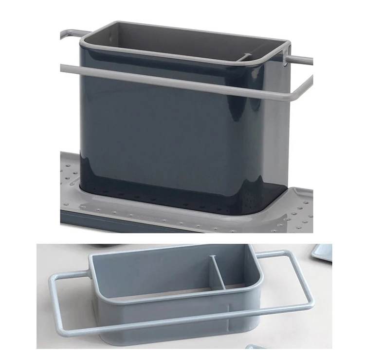 Креативные разделенные пластиковые полки Многофункциональный кухонный органайзер для хранения отделочная полка для ванной губка чистые аксессуары