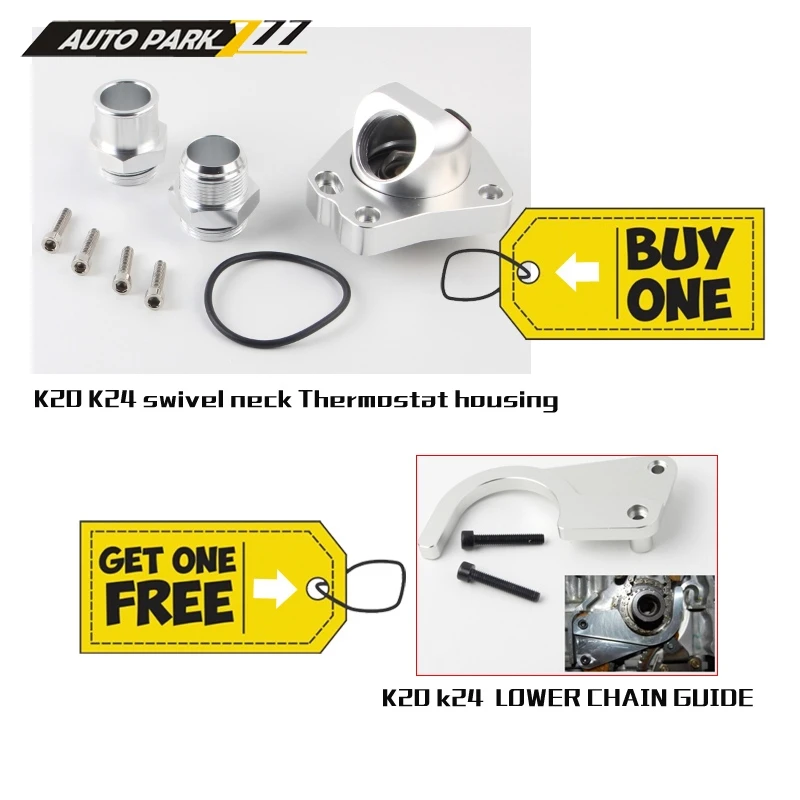 

Universal car engine cooling components swivel neck Thermostat Housings for honda K20 K24
