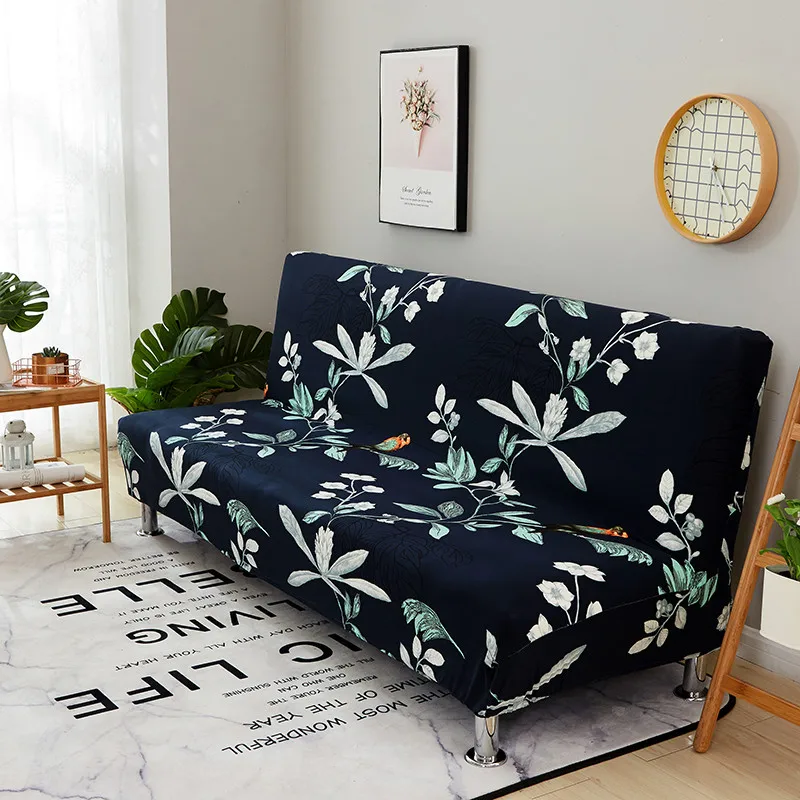 

Printing Bird Sofa Bed Cover Folding Ling Chair Seat Slipcovers Stretch Covers Cheap Couch Protector Elastic Futon Bench Covers