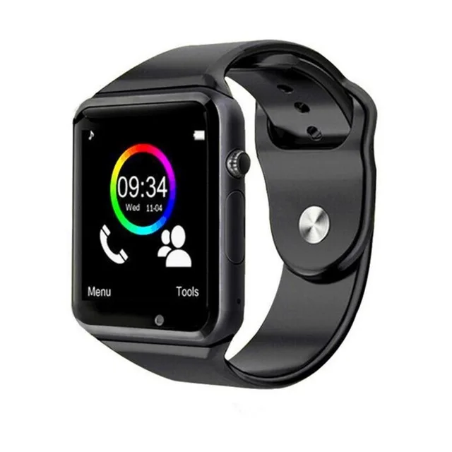 Умные наручные часы с Bluetooth, умные часы с SIM для мужчин, wo для мужчин, для детей, спортивные, с шагомером, камерой, умные часы для смартфонов Android, часы - Цвет: Black
