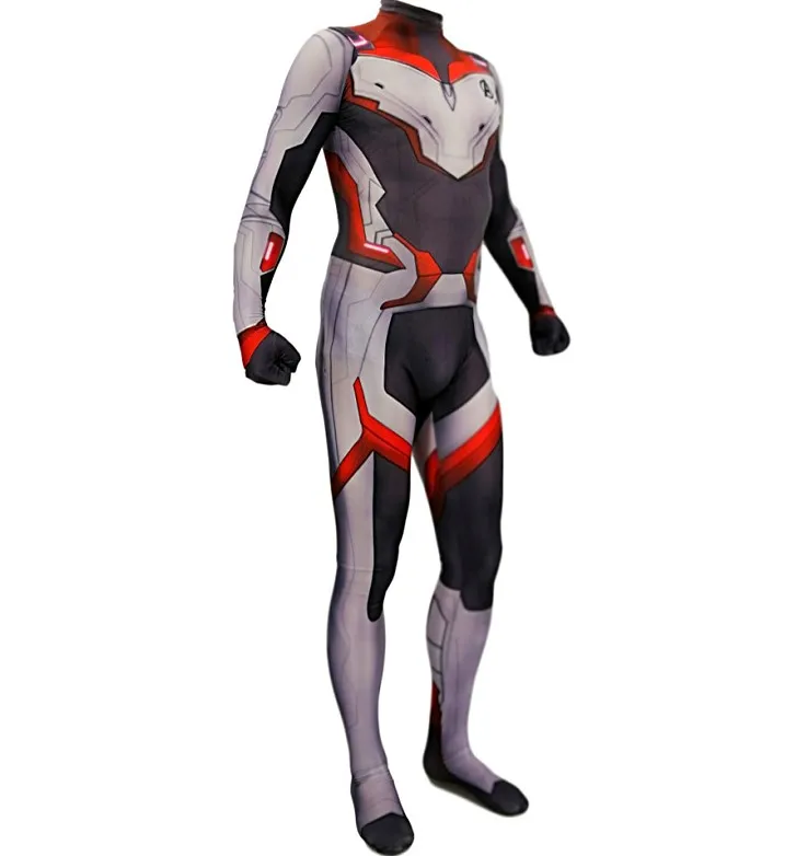 Для взрослых и детей аниме Quantum боевой костюм супергерой zentai костюм-комбинезон комбинезоны Quantum костюм Косплэй Хэллоуин BOOCRE
