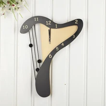Art wall clock mute fashion personality digital pocket watch 7 style clock personality pocket watch