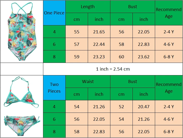 Itfabs новые детские купальники для маленьких девочек с принтом Фламинго цельный купальник детский купальный костюм купальник Монокини