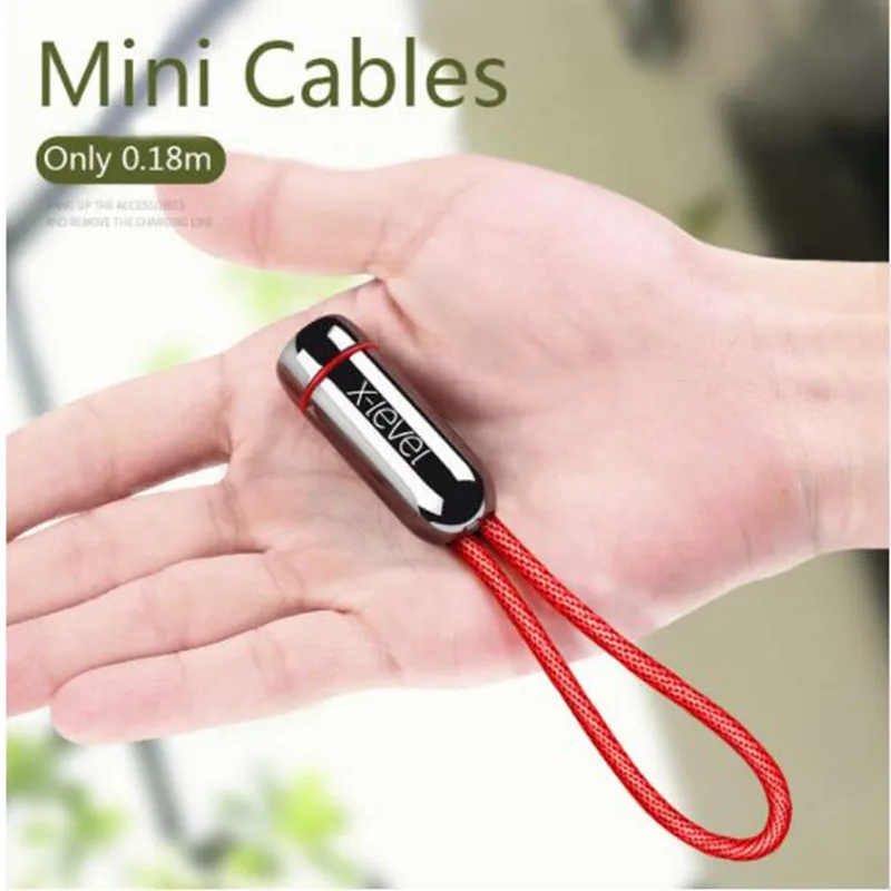 

X-level Portable Cable For iPhone Xs Max XR X 8PFast Charging Data Cable For iPhone 6 6S 7 Plus Cable For Apple iPad USB Cable
