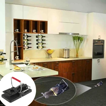 

2019 Reusable Tools Easy Set Bait Pest Kille Mouse Trap Snap Rat 2Pcs Heavy Duty Spring Rodent Pest Control Catcher Mice Bait