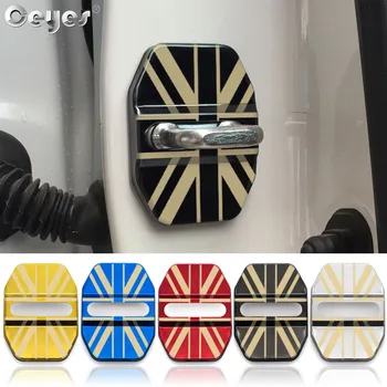

Ceyes Car Styling Auto Door Lock CoverS Stickers Case For Mercedes AMG UK National Flag For Fiat For Bmw M Mini 2001 Accessories