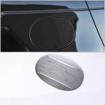 

For Range Rover Velar 2018 1PC Car Oil Fuel Tank Cover Gas Lid Filler Cap ABS Chrome Car Styling Accessories