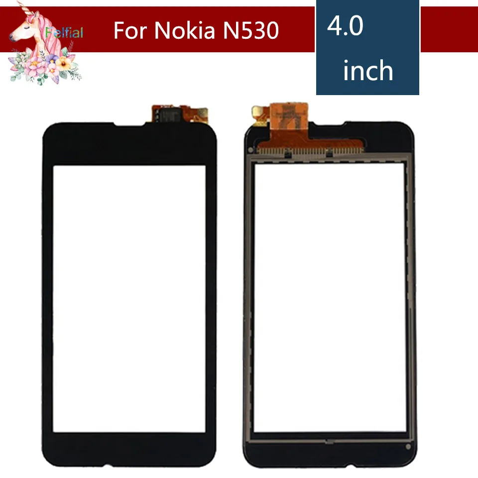 4 0 &quotдля Nokia Microsoft Lumia 530 N530 ЖК сенсорный экран дигитайзер сенсор внешнее стекло