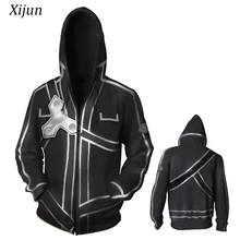 Xijun 2019 3D Printed Hoodies, Sweatshirts men Spring Antumn Sportswear zip up Sword Art Online jackets Unisex Coats Man Xijun 2019 3D Printed Hoodies, Sweatshirts men Spring Antumn Sportswear zip up Sword Art Online jackets Unisex Coats Man