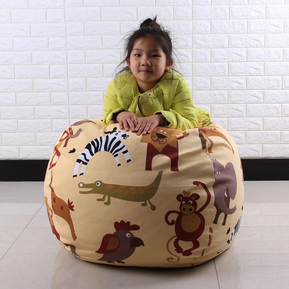 Мягкая сумка для хранения животных, кресло, переносная Детская сумка для хранения игрушек, современный креативный игровой коврик для хранения, органайзер для одежды, инструмент