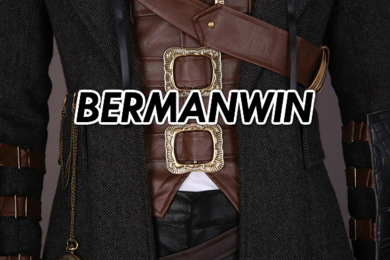 BERMANWIN, высокое качество, горячая игра, кровавый Борн, охотник, косплей, костюм, полный набор, Хэллоуин, косплей, костюм для взрослых мужчин