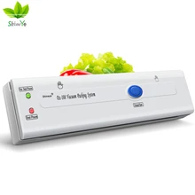 Fast Shipping 2016 New Household Food Vacuum Two Colors Sealer Packaging Machine DZ-108 Vacuum packer Give 10PCs Vacuum Bags